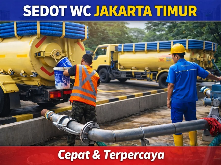 Jasa sedot WC Jakarta Timur untuk septic tank penuh dan WC mampet
