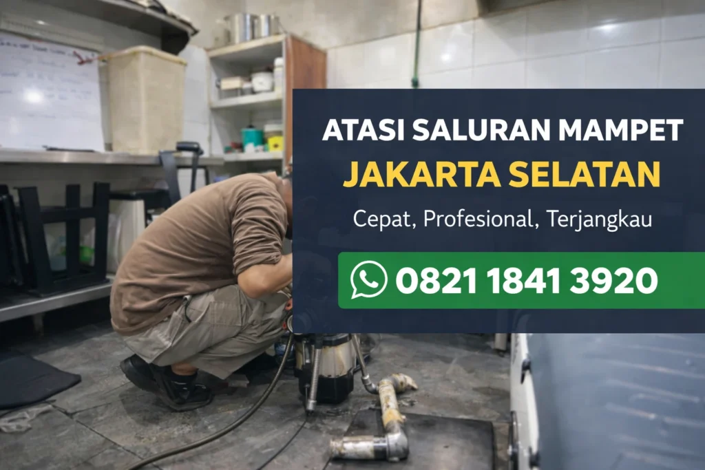 Atasi Saluran Mampet Jakarta Selatan Atasi Saluran Mampet Jakarta Selatan