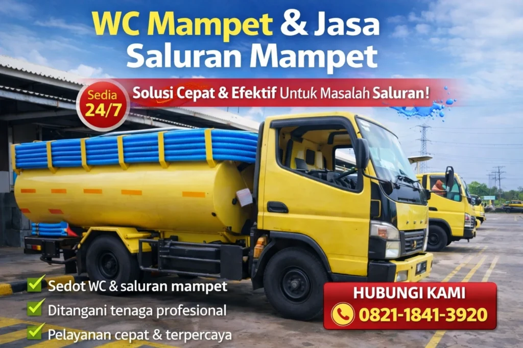 WC Mampet - Jasa Saluran Mampet Jakarta Timur